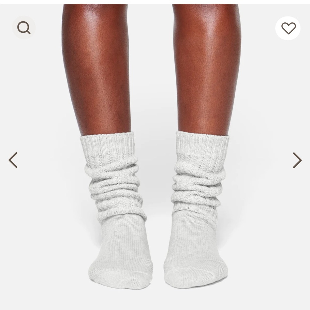 SKIMS Cream Hosiery Socks